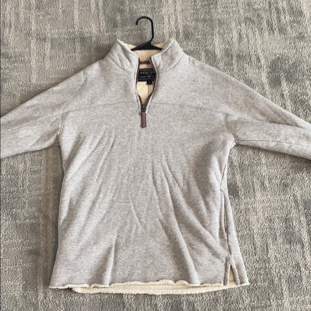 Men’s True Grit Quarter Zip Fleece Jacket